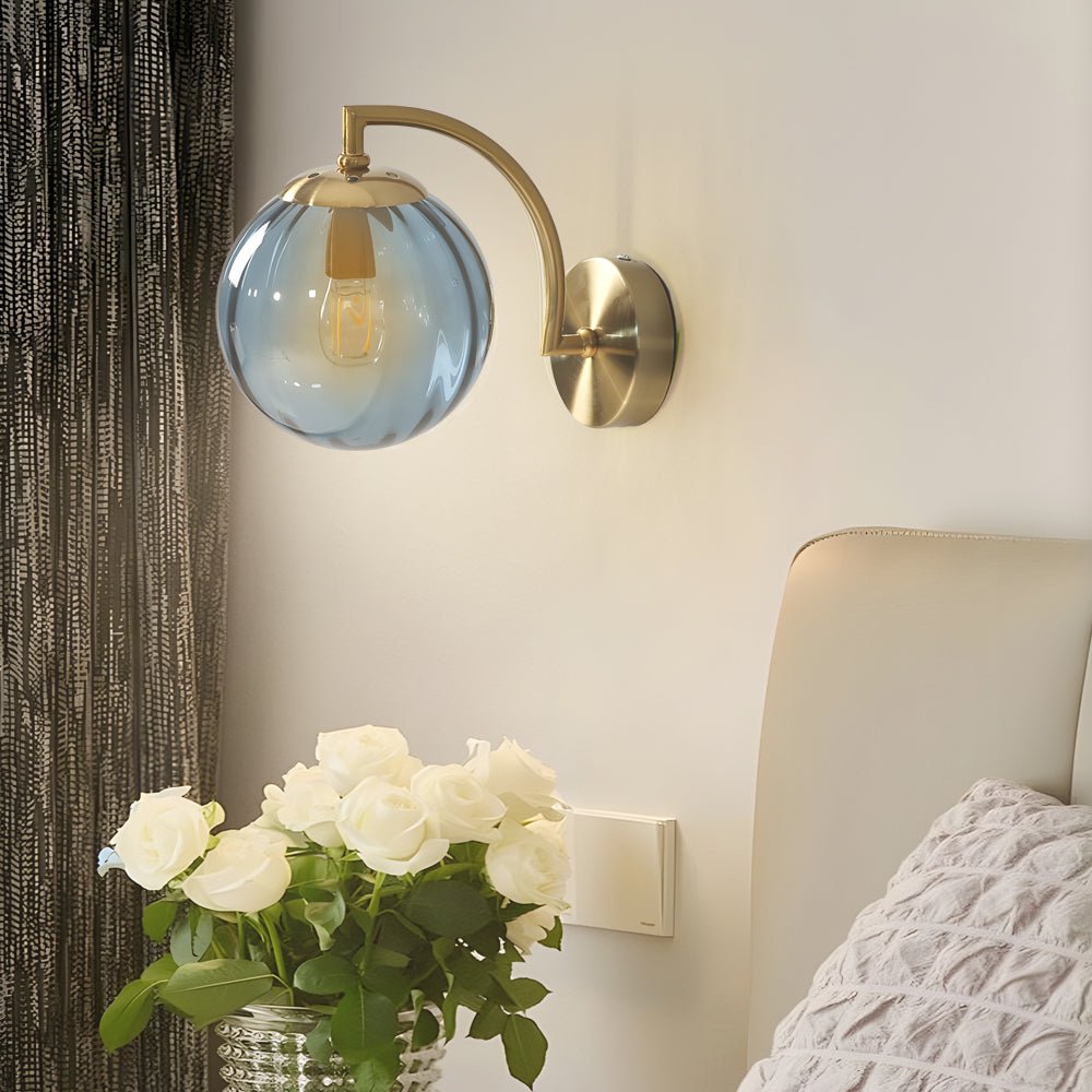 Curved Arm Wall Sconce for Sculptural Glow