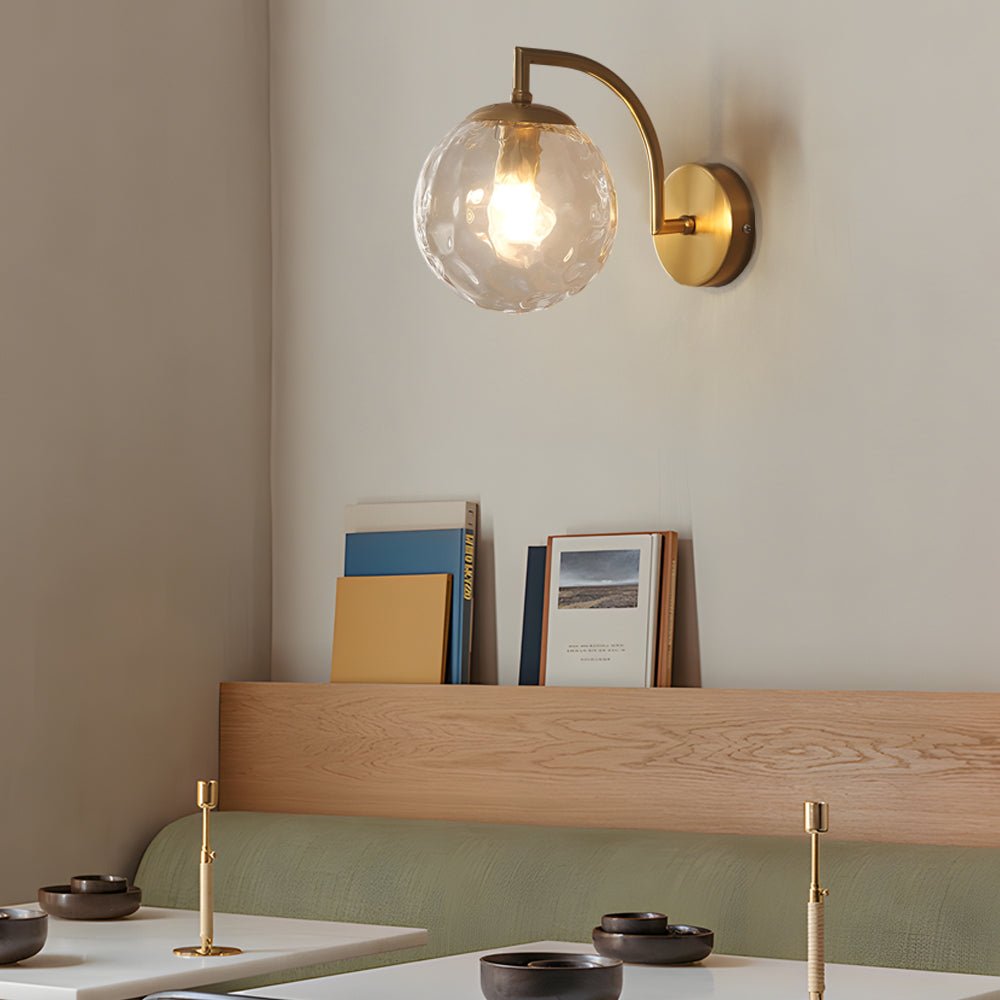 Curved Arm Wall Sconce for Sculptural Glow