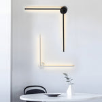 Drehbare lineare LED-Wandlampe für skulpturales Licht