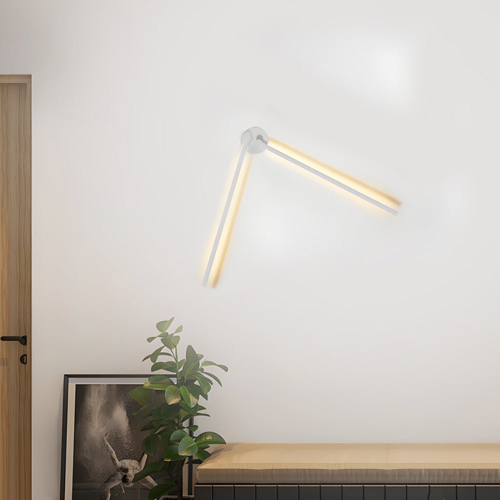 Drehbare lineare LED-Wandlampe für skulpturales Licht