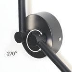Drehbare lineare LED-Wandlampe für skulpturales Licht