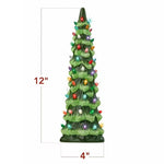 Ceramic Christmas Tree Light With Festive Glow