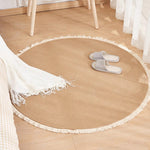 Tappeto in Corda di Cotone Boho per una Texture Artistica