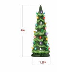 Ceramic Christmas Tree Light With Festive Glow