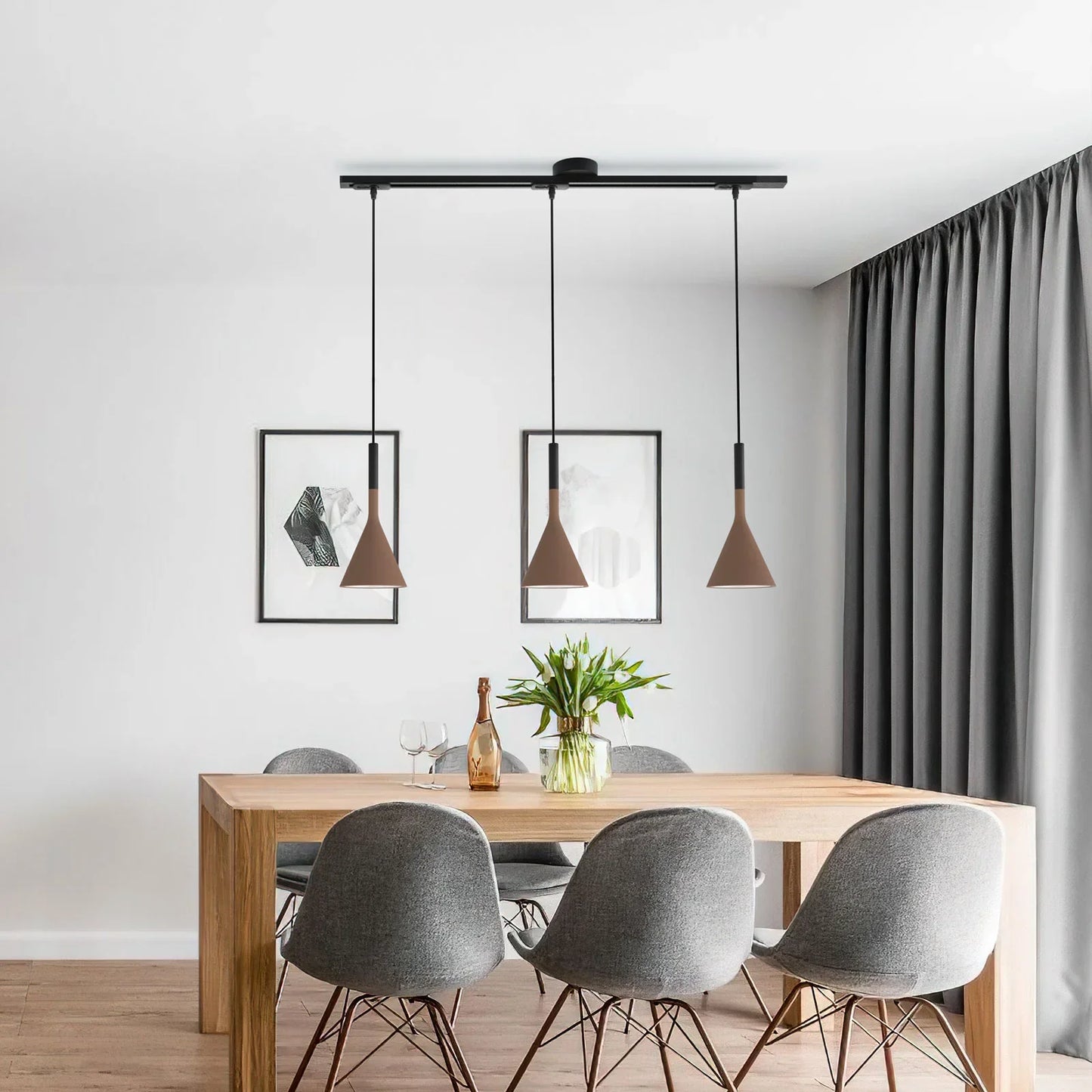 Rotatable Pendant Light Track – Flexible Placement