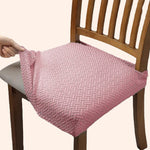 Jacquard Chair Seat Cover With Artful Character