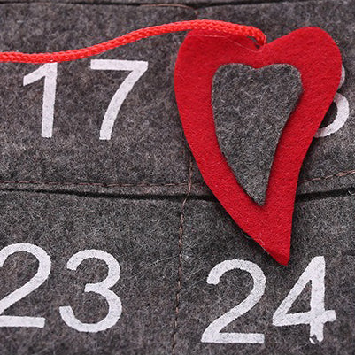 Santa Pendant Advent Calendar For Festive Charm