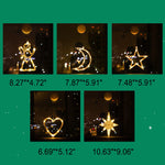Santa Snowman Cup Lights for Festive Windows