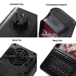 Mini Electric Fireplace Warmer For Cozy Ambience