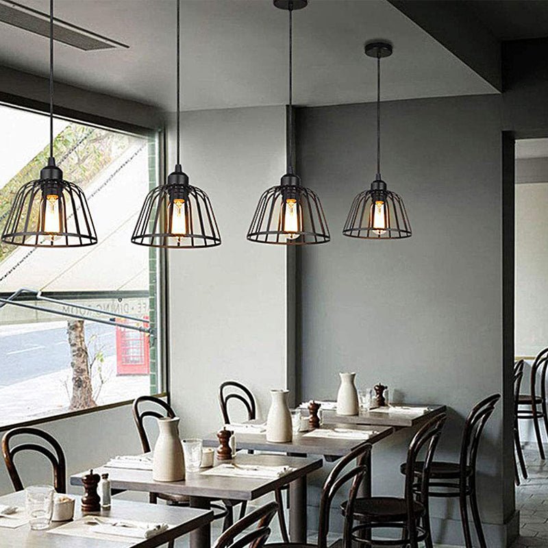 Iron Cage Pendant Light With Industrial Character
