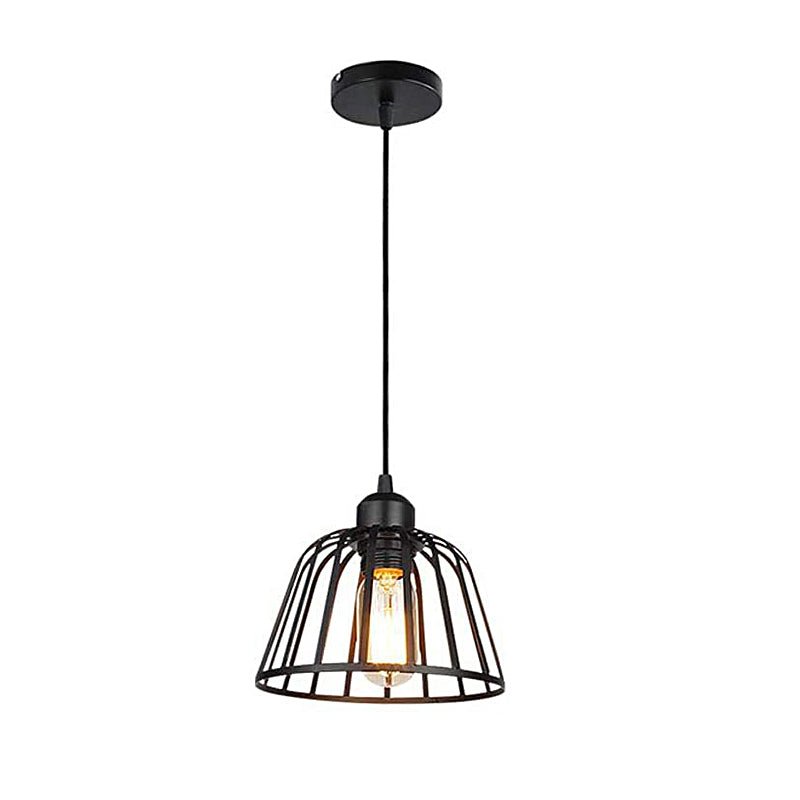 Iron Cage Pendant Light With Industrial Character