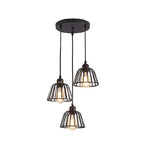 Iron Cage Pendant Light With Industrial Character