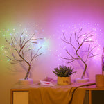 Copper Wire Table Lamp With Sculptural Glow