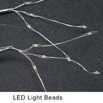 Copper Wire Table Lamp With Sculptural Glow