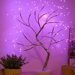 Copper Wire Table Lamp With Sculptural Glow