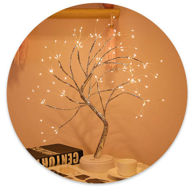 Copper Wire Table Lamp With Sculptural Glow