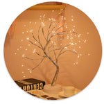 Copper Wire Table Lamp With Sculptural Glow