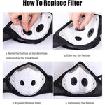 Reusable Carbon Filter Dust Mask for Easy Breathing