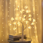 Copper Wire Orchid Table Lamp For Artful Glow