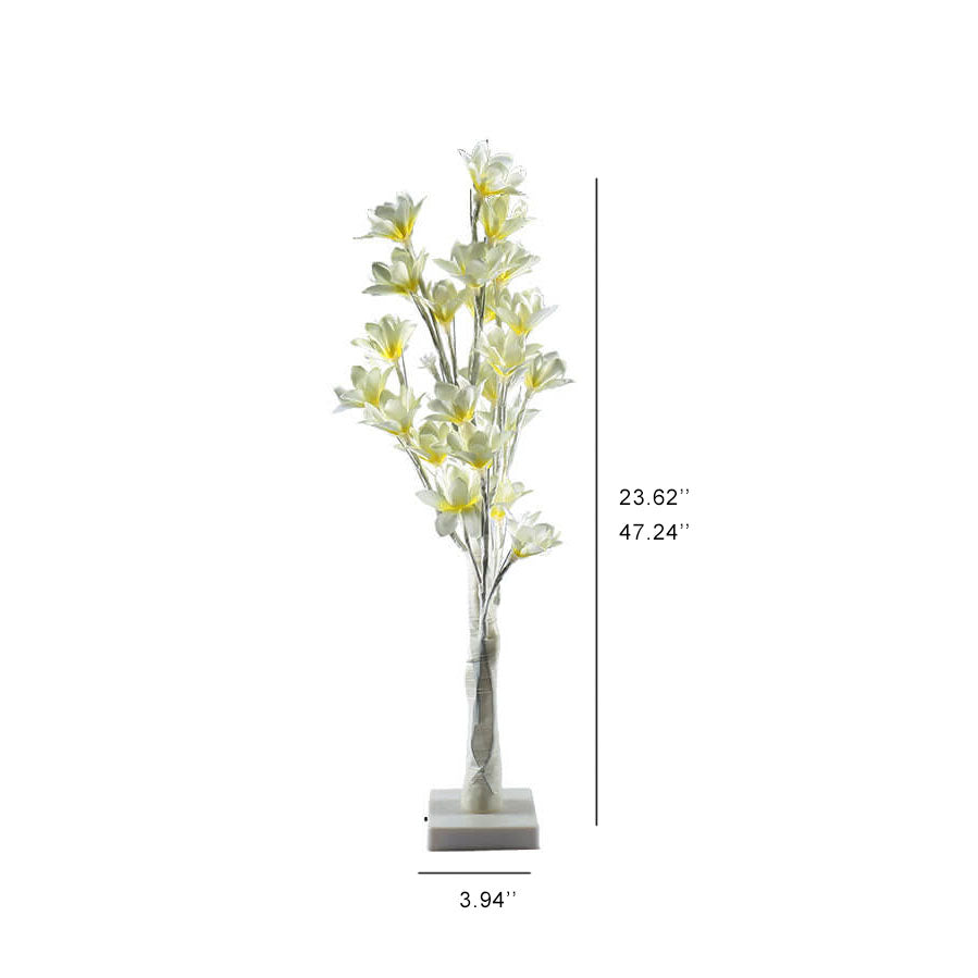 Copper Wire Orchid Table Lamp For Artful Glow