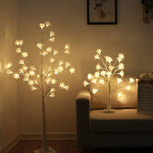 Copper Wire Orchid Table Lamp For Artful Glow