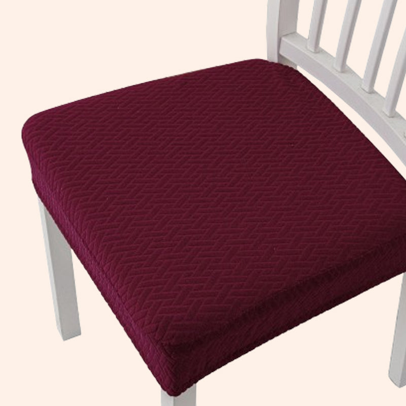 Jacquard Chair Seat Cover With Artful Character