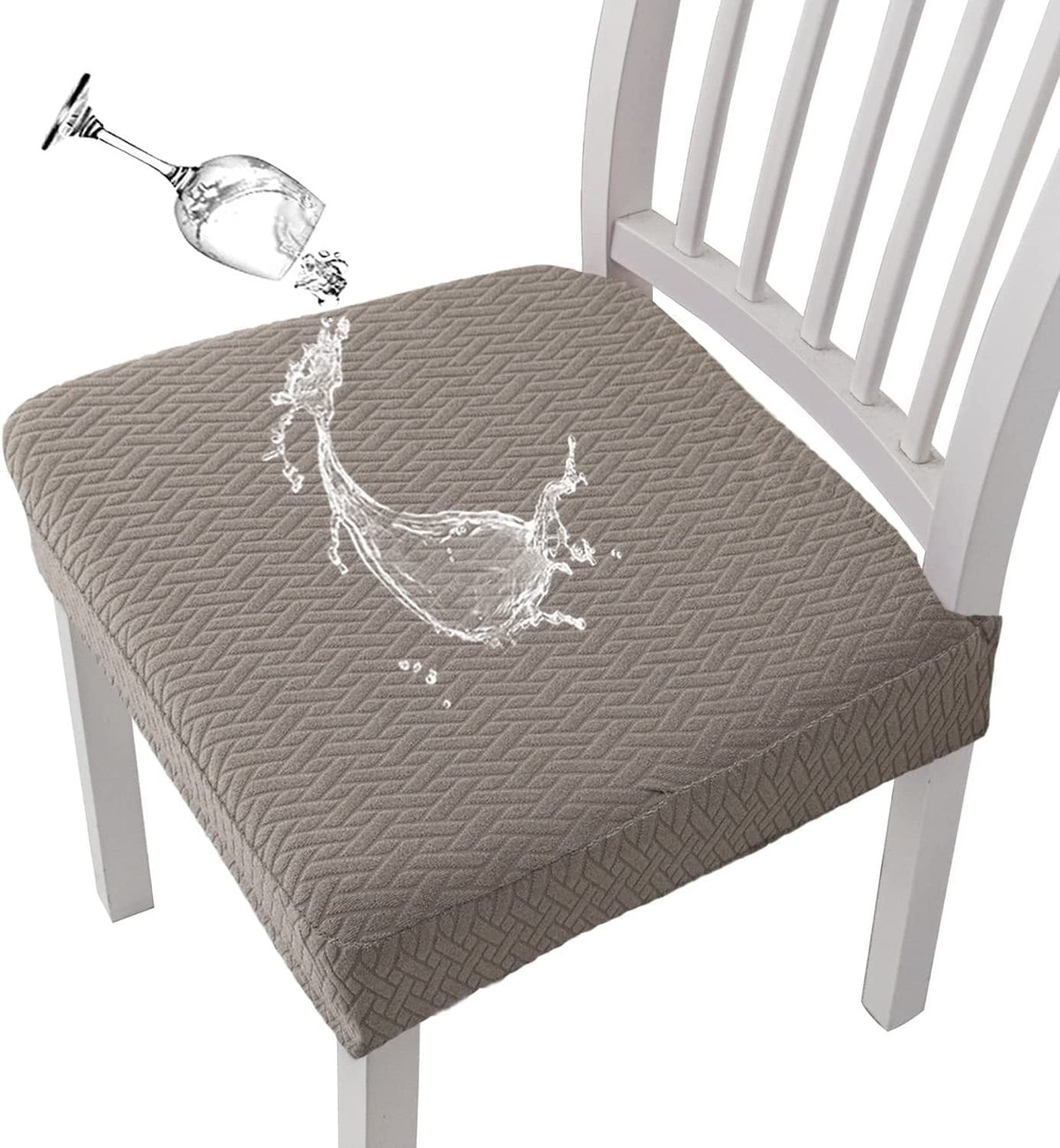 Waterproof Jacquard Chair Cover For Artful Protection