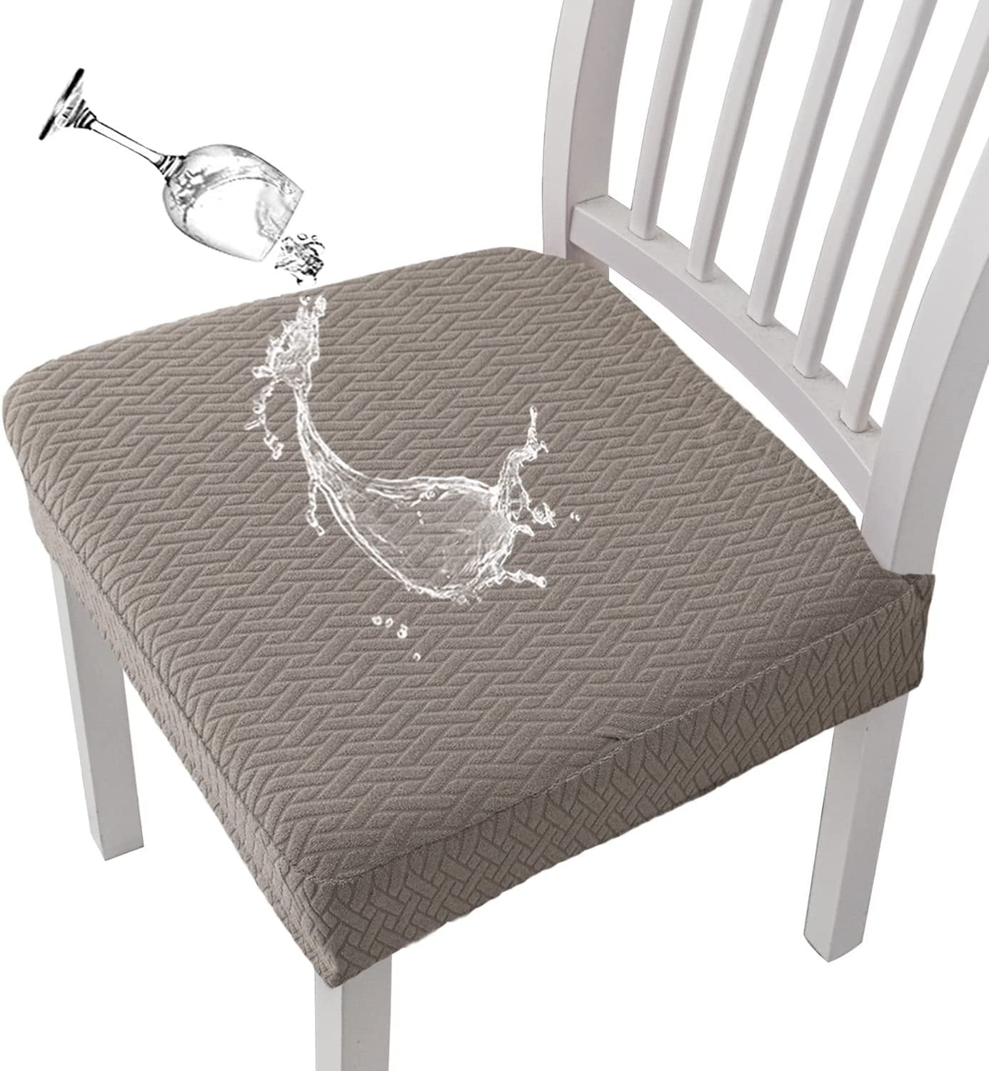 Waterproof Jacquard Chair Cover For Artful Protection