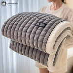Plaid Texture Blanket For Cozy Character