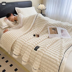 Plaid Texture Blanket For Cozy Character