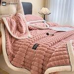 Plaid Texture Blanket For Cozy Character
