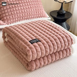 Plaid Texture Blanket For Cozy Character