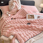 Plaid Texture Blanket For Cozy Character