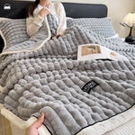 Plaid Texture Blanket For Cozy Character