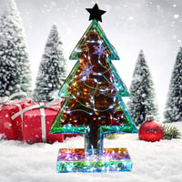 3D-Weihnachtsbaum-Unendlichkeitslichter für festlichen Glanz
