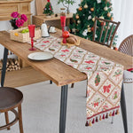 Weihnachts-Schleifen-Tischläufer für festlichen Charme  