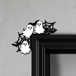 Decorazione per angolo porta di Halloween con carattere giocoso