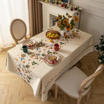Christmas Jacquard Tablecloth With Festive Character