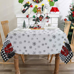 Christmas Snowflake Tablecloth For Festive Charm