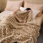 Modern Fleece Blanket For Artful Warmth