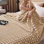 Modern Fleece Blanket For Artful Warmth