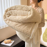 Coperta in pile double-face per un comfort artistico