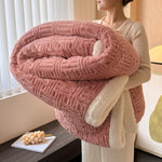 Coperta in pile double-face per un comfort artistico