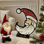 3D Santa Infinity Lights For Festive Glow