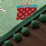 Santa Tree Gift Tablecloth For Festive Charm