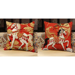 3D Horse Pillow Cover With Sculptural Character