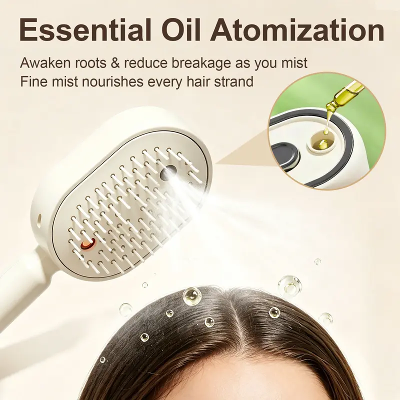 Electric Spray Air Cushion Massage Comb for Scalp Relief