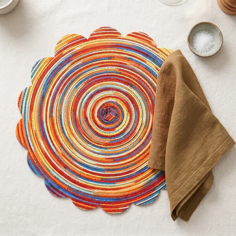 Nordic Rainbow Placemats For Artful Tables