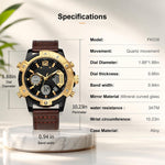 Dual-Display-Sportuhr für wetterfesten Stil  