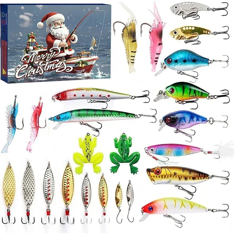 Fishing Rod Advent Calendar With Daily Tackle Surprises